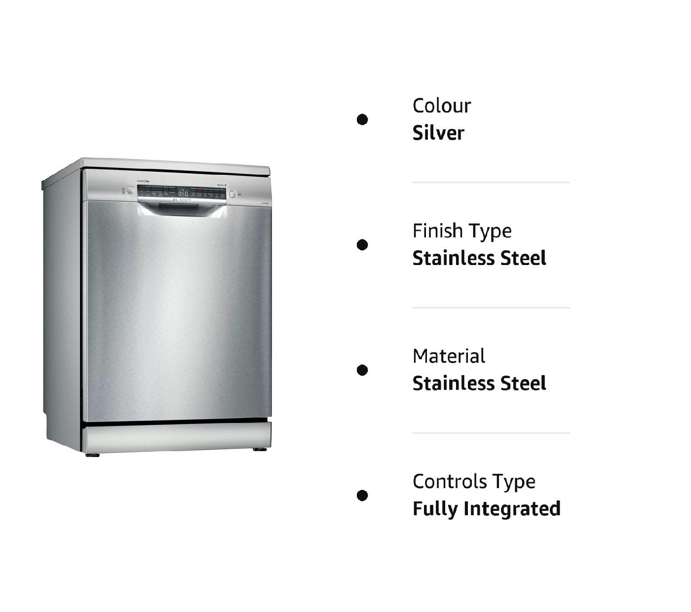 Bosch SMS6HVI00I 14 Place Settings free-standing Dishwasher
