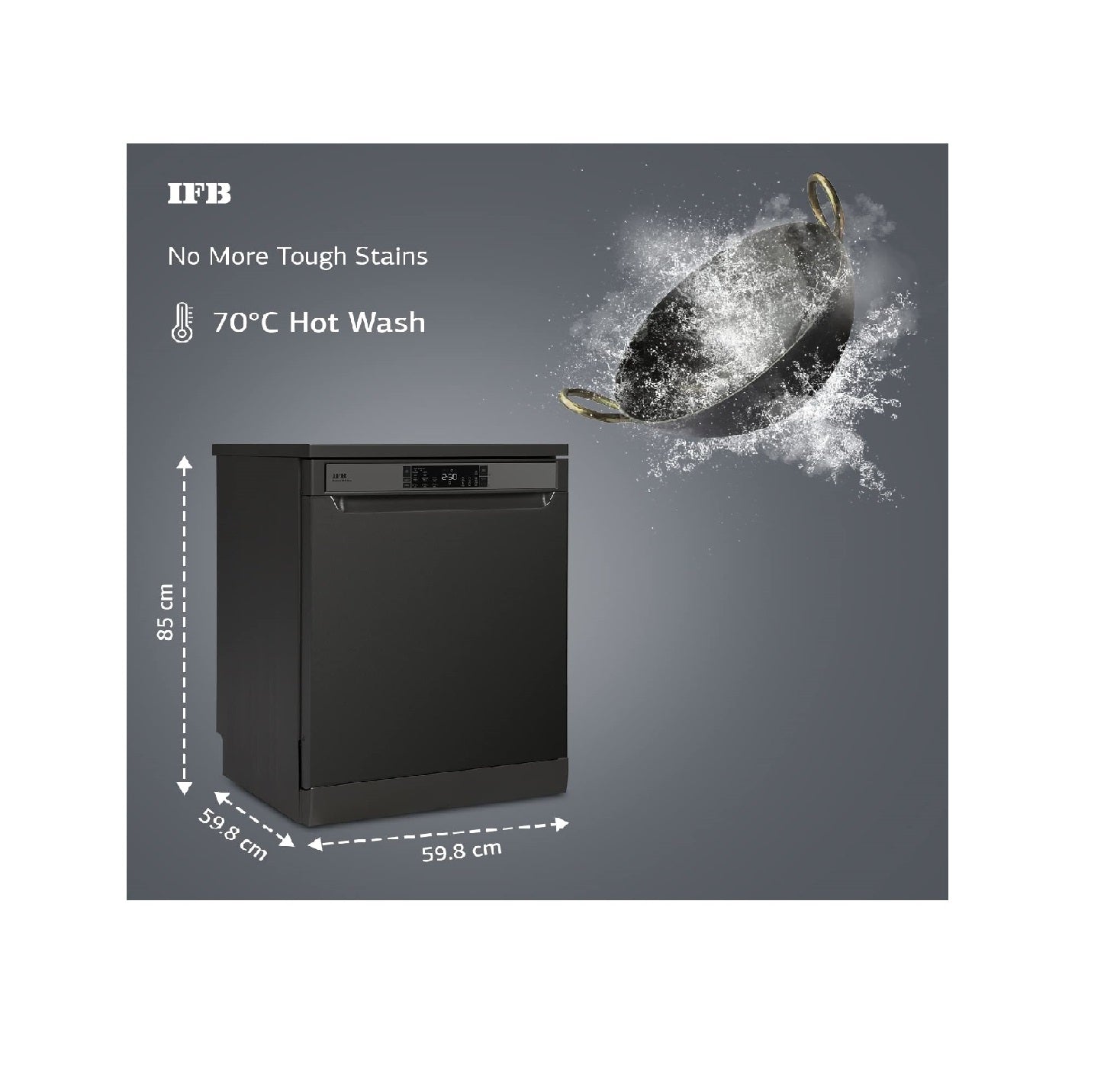 IFB Neptune VX2 Plus 16 Place Settings Free Standing Dishwasher