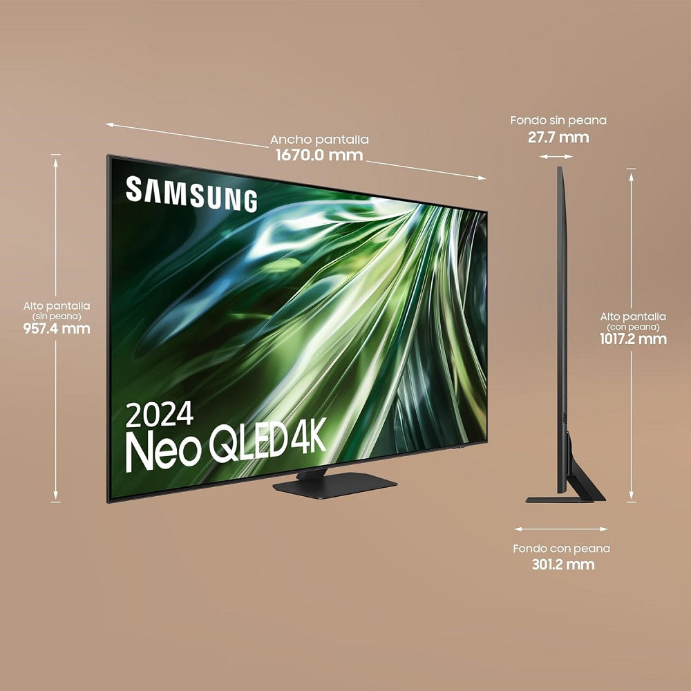 Samsung QA75QN90DAUXXL 75”Neo QLED 4K Smart AI TV - Main Image