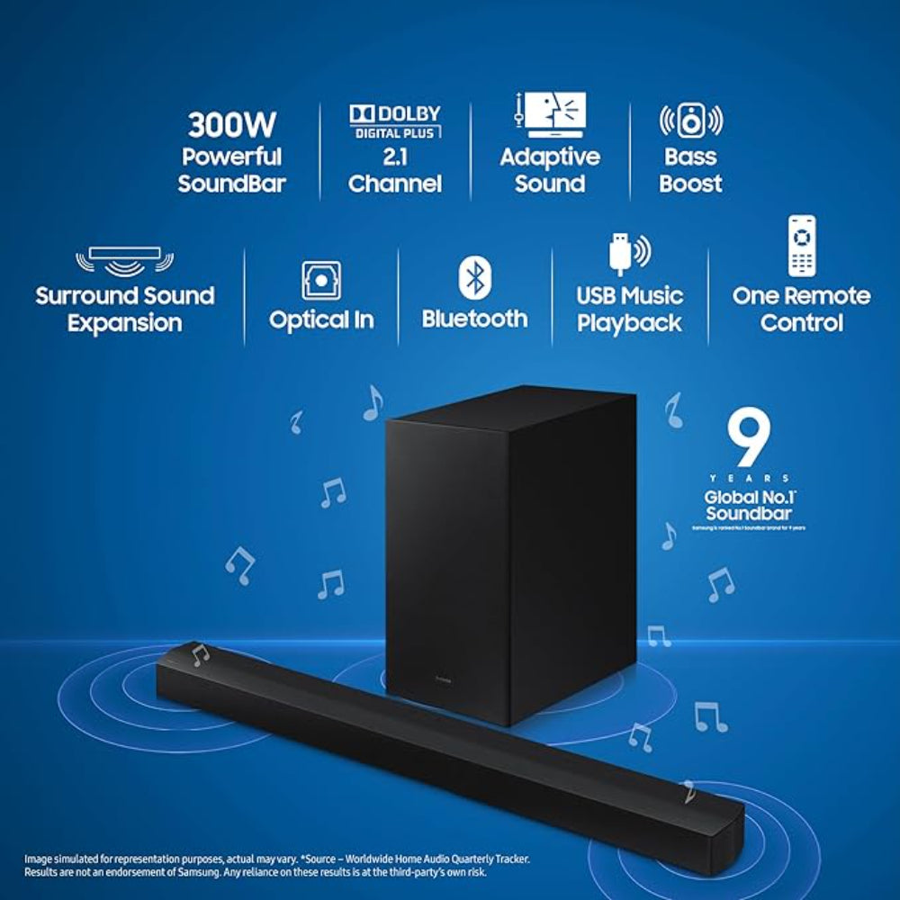 Samsung HW-C450 300 Watts Channel Subwoofer Soundbar