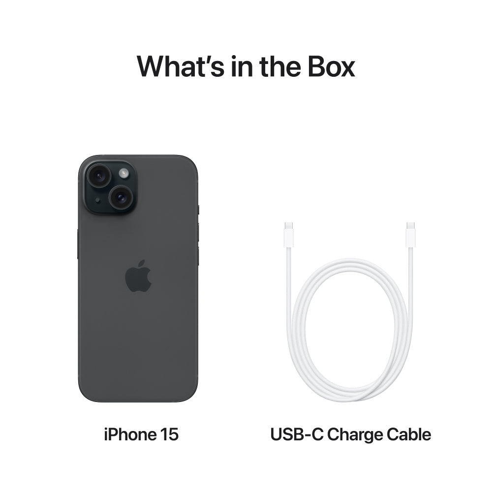 Apple iPhone 15 (256GB, Black)