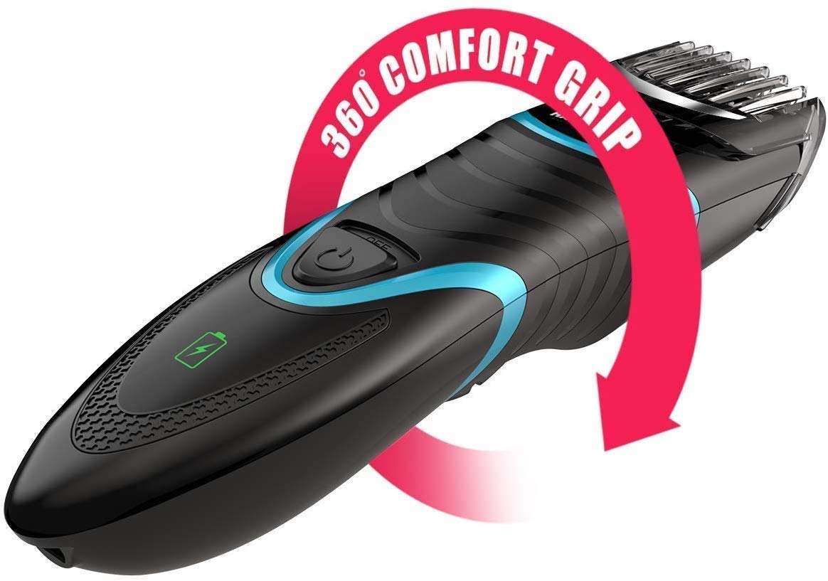 Havells BT9000 USB Quick Charge Zoom Wheel Beard Trimmer (Blue)