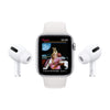 Apple Watch SE (GPS, 44mm) - Silver Aluminium Case with White Sport Band