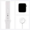 Apple Watch SE (GPS, 44mm) - Silver Aluminium Case with White Sport Band