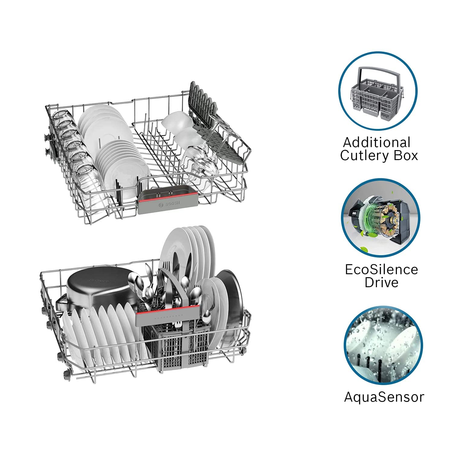 Bosch SMS66GW01I 13 Place Setting Dishwasher
