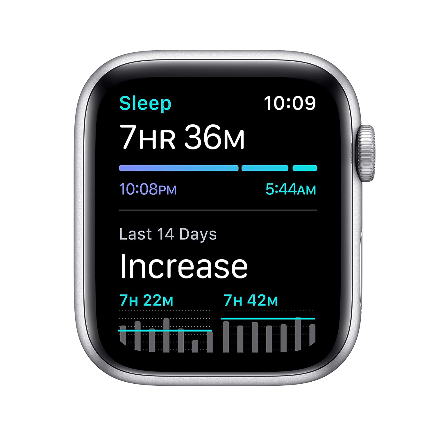 Apple Watch SE (GPS, 44mm) - Silver Aluminium Case with White Sport Band