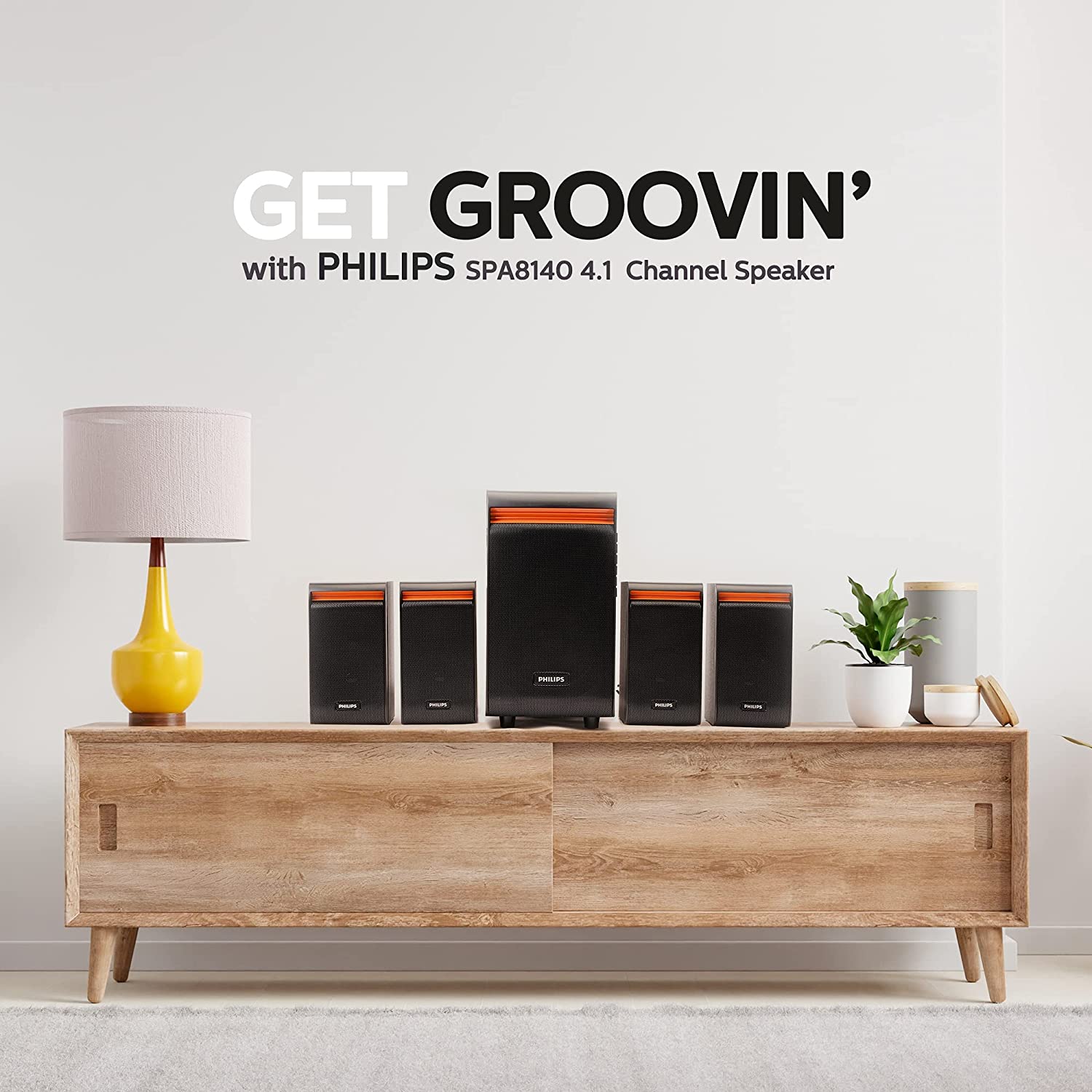 Philips Audio SPA8140B/94 Multimedia Speaker