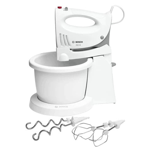 Bosch MFQ3555IN Hand Mixer with Rotating Bowl 350 W Hand Mixer (White)