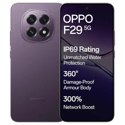 Oppo F29 5G (8/256GB, Solid Purple)