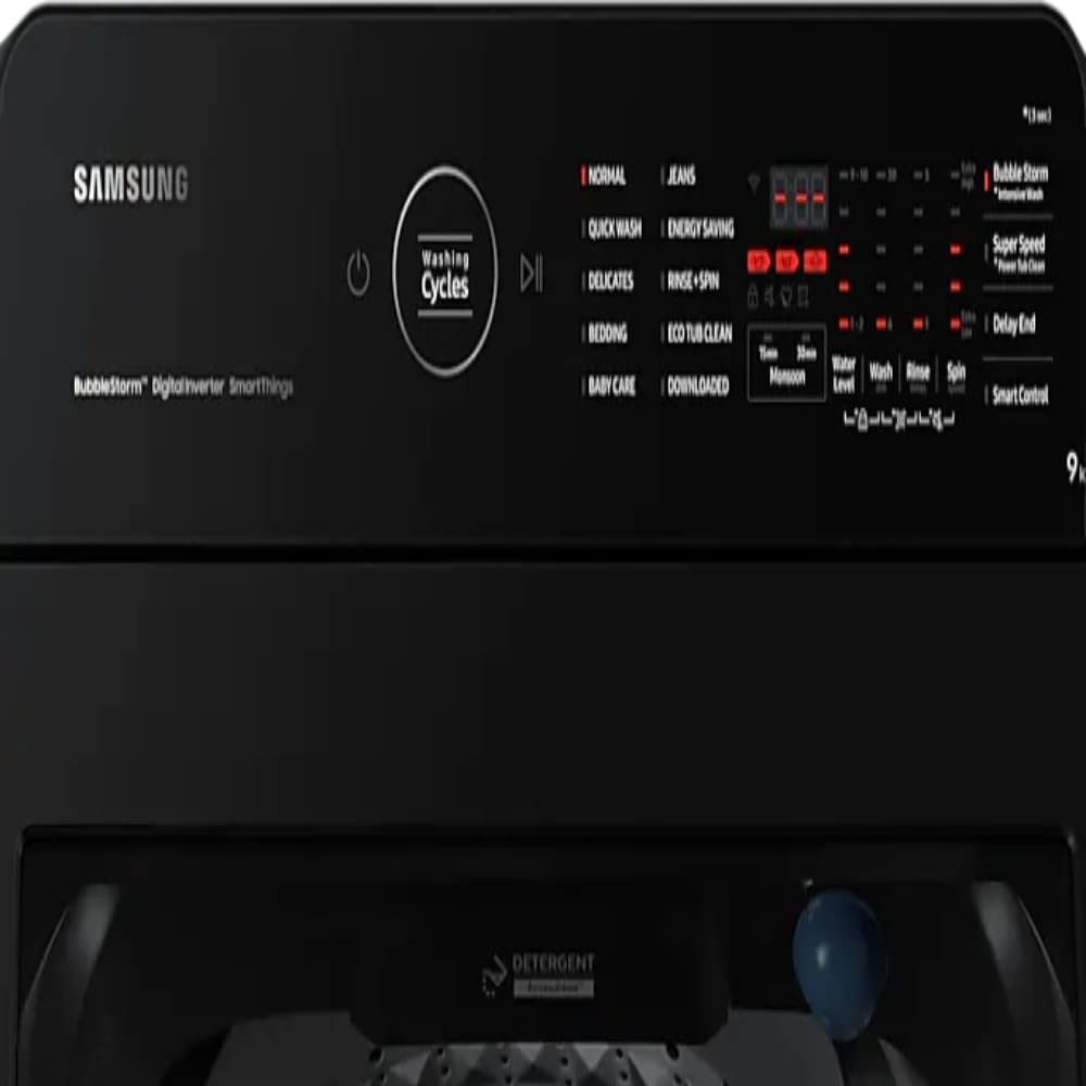 Samsung WA70BG4582BVTL 7.0 5 Star Fully Automatic Top Load Washing Machine (Black Caviar)