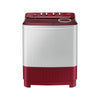 Samsung WT85B4200RR Top Loading 8.5 Kg Semi Automatic Washing Machine, Light Gray And Red