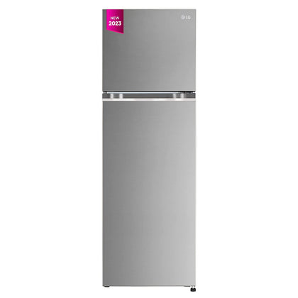 LG GL-S312SPZX 272 L 3 Frost-Free Double Door Refrigerator (Shiny Steel)