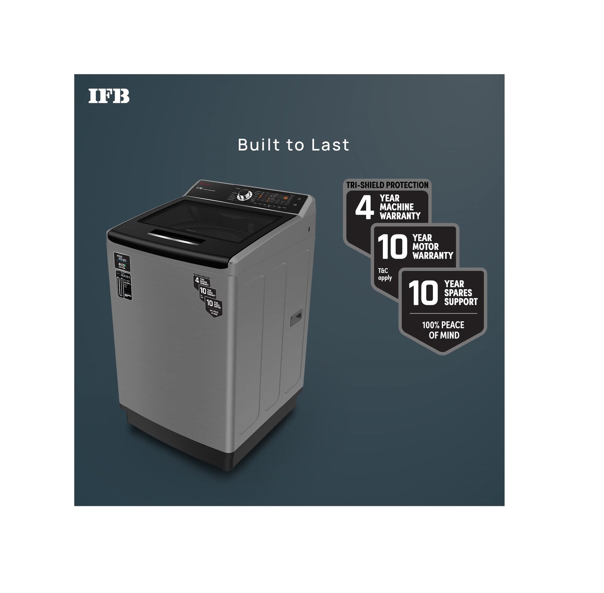 IFB TL-SIBS 10.0 KG Aqua 5 Star Top Load Washing Machine