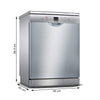 Bosch SMS66GI01I 13 Place Settings Dishwasher (Silver Inox)