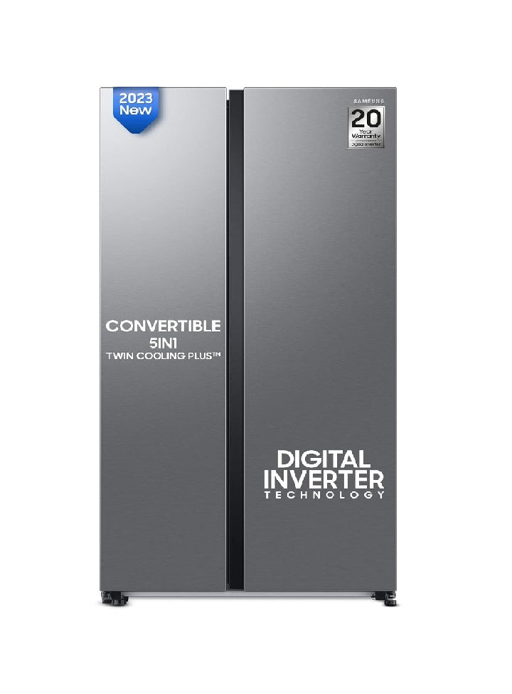 Samsung RS76CG8113SL/HL 653L Side By Side Inverter Refrigerator (EZ Clean Steel)