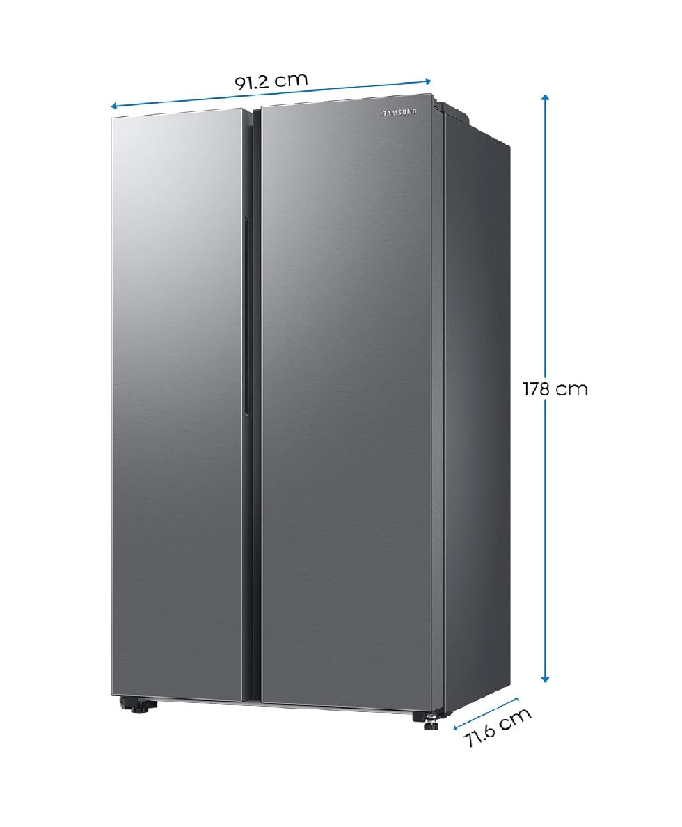 Samsung RS76CG8113SL/HL 653L Side By Side Inverter Refrigerator (EZ Clean Steel)