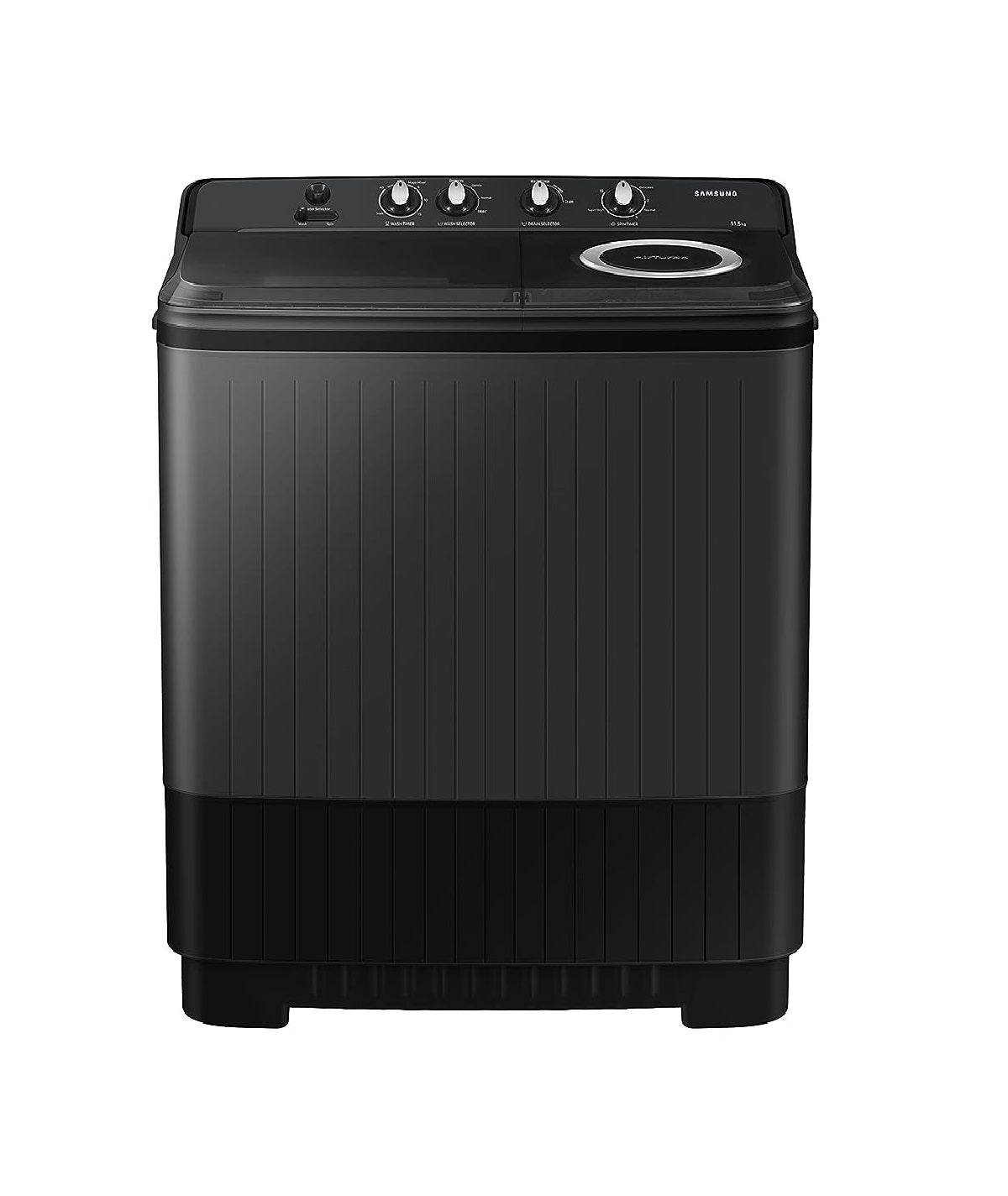 Samsung WT11A4260GD/TL 11.5 Semi Automatic Washing Machine, Dark Gray