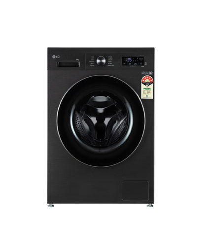 LG FHB1209Z4B 9 Kg Fully Automatic Front Loading Washing Machine (Platinum Black)