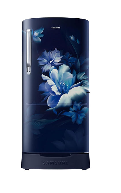 Samsung RR20D1823UZ/HL 183 Ltrs Direct Cool Single Door Refrigerator (Midnight Blossom Blue)