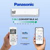 Panasonic CS-ZU24ZKYF 2 Ton 5 Star Wi-Fi Inverter Smart Split AC, White