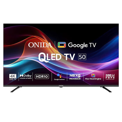 Onida QZ50UI 126 cm 50” Nexg Series 4K Ultra HD Smart Google QLED TV