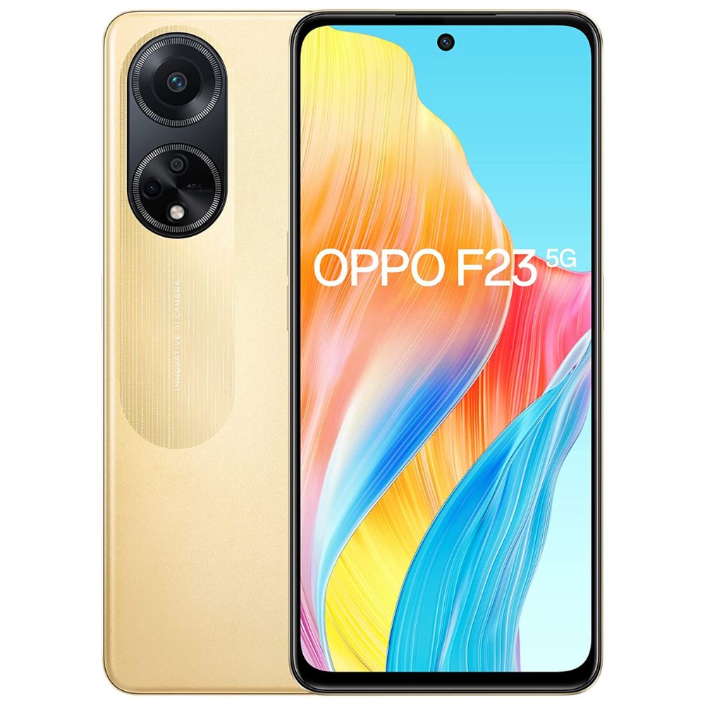 Oppo F23 5G (8/256GB, Bold Gold)