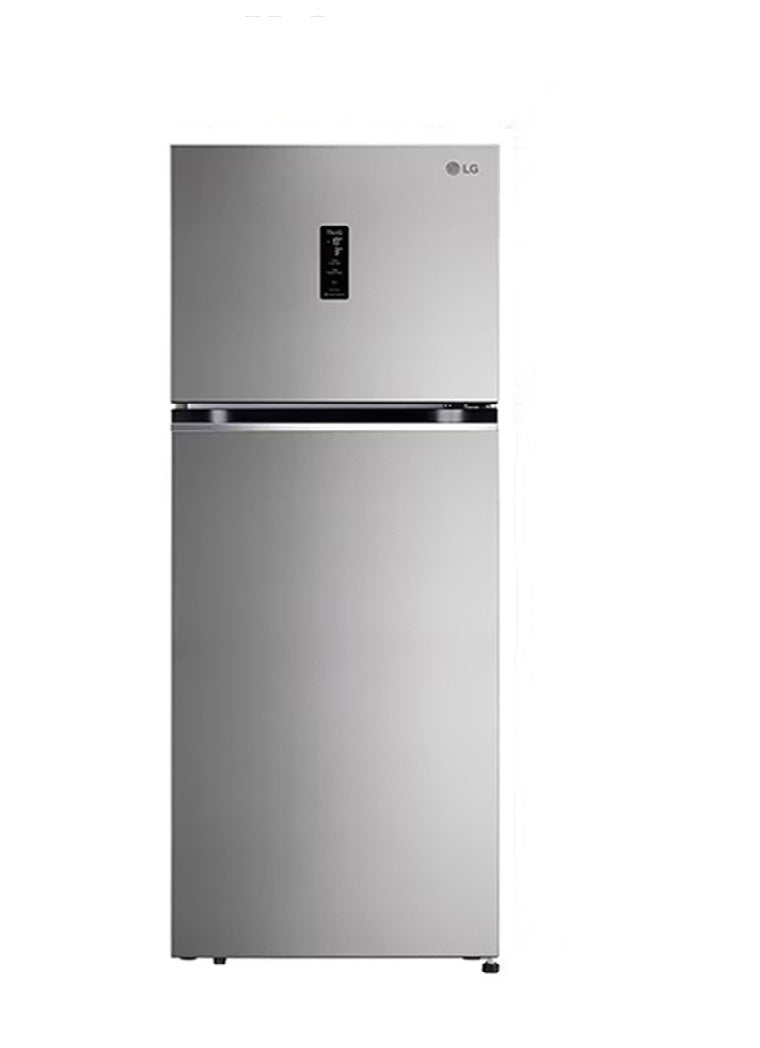 LG GL-T382TPZX 343 Litres 3 Star Double Door Refrigerator, Shiny Steel
