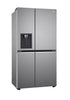 LG L257CPZ3 630 Ltrs Frost Free Side by Side Refrigerator (Shiny Steel)