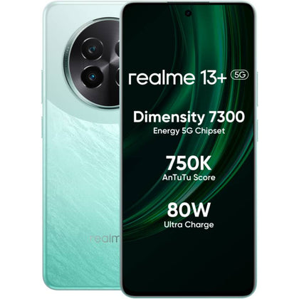 Realme 13 Plus 5G (8/128GB, Speed Green)