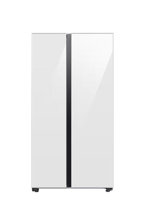Samsung RS76CB811312/HL 653L Convertible 5 in 1 Side by Side Refrigerator (Clean White)