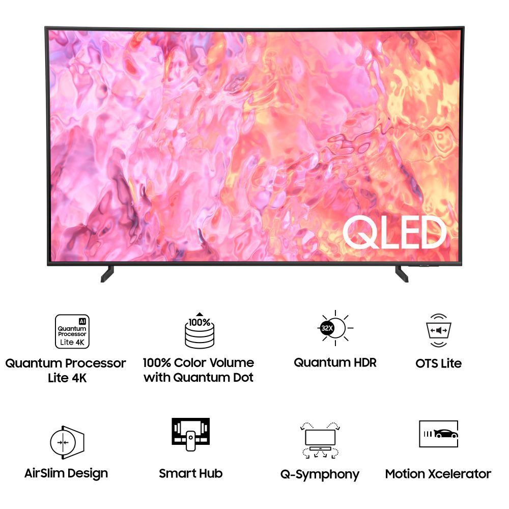 Samsung QA43Q60CAKLXL 109.22 cm (43 inch) QLED Smart LED TV