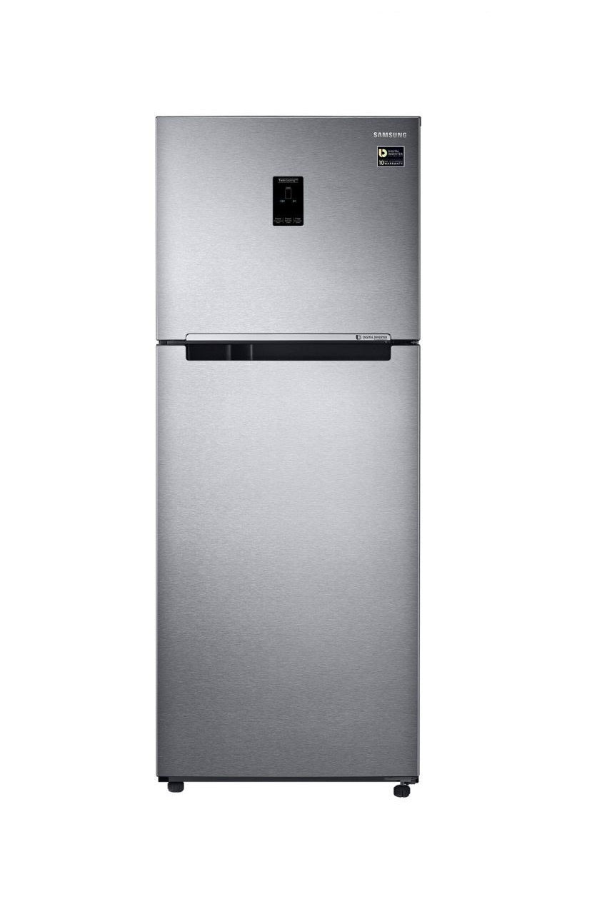 Samsung RT39C5532SL/HL 363 Litre Frost Free Double Door Refrigerator, Real Stainless