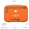 Saregama Carvaan Mini 2 Hanuman Portable Music Player with Hanuman Bhajan Devotional Orange