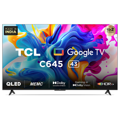 TCL 43C645 43 QLED Smart Google TV