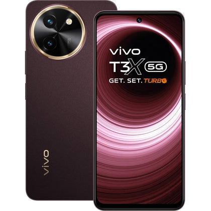 Vivo T3X 5G (4/128GB, Crimson Bliss)