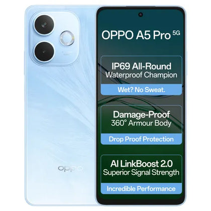 Oppo A5 Pro 5G (8/128GB, Feather Blue)