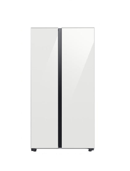 Samsung RS76CB81A312/HL 653 Ltrs Side by Side Refrigerator (White)