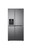 LG L257CPZ3 630 Ltrs Frost Free Side by Side Refrigerator (Shiny Steel)