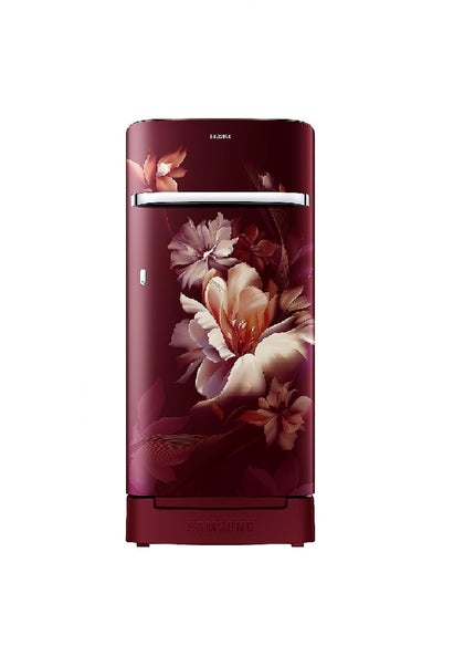 Samsung RR21C2H25RZ/HL 189 Ltrs Inverter Direct Cool Single Door Refrigerator (Midnight Blossom Red)