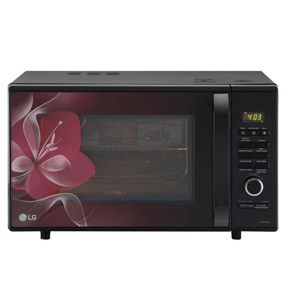 LG MJ2886BWUM 28 L Charcoal Convection Microwave Oven (Floral, Diet Fry, With Starter Kit)