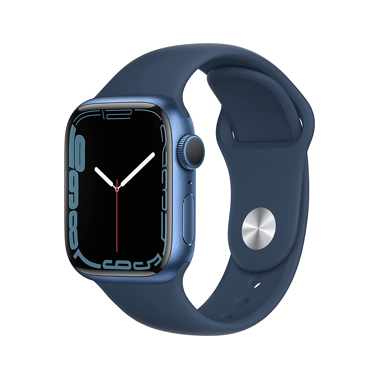 Apple Watch Series 7 (GPS, 41mm) - Blue Aluminium Case with Abyss Blue Sport Band