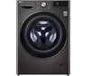 LG FHD1057STB 10.5 Kg Inverter Wi-Fi Washer Dryer (Black VCM, In-built Heater, Turbo Wash)