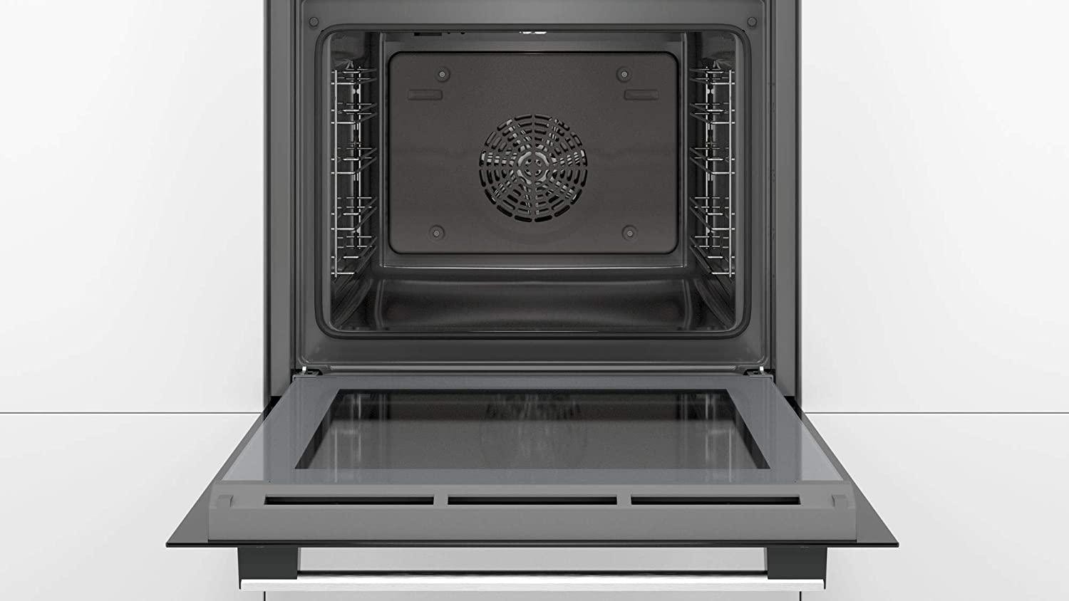 Bosch Serie 4 HBA534BS0Z 71 Litres Convection Built-in Oven (Pre-Heating Function, Black/Stainless Steel)