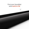 Saregama Carvaan Soundbar CBWY121 120W 2.1 Channel with 500 Pre-loaded Songs, FM, Bluetooth, Wired Subwoofer, HDMI, Co-Axial, Aux In, Remote Control, 4 Audio Modes and Carvaan Signature Sound (Cosmos Black Color)