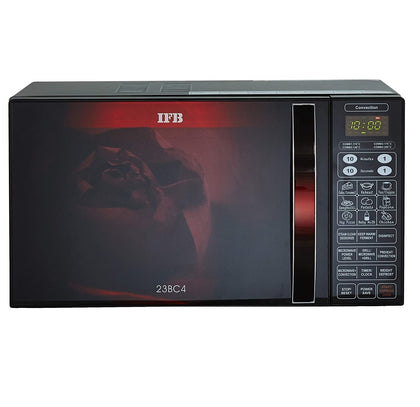 IFB 23BC4 23 L Convection Microwave Oven (Black,Floral Design, With Starter Kit)