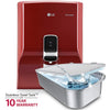 LG WW130NP Water Purifier with True RO Filtration & Dual Protection Stainless Steel Tank