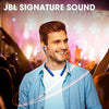 JBL LIVE200BT Wireless In-Air Neckband Headphones with Three-Button Remote and Microphone